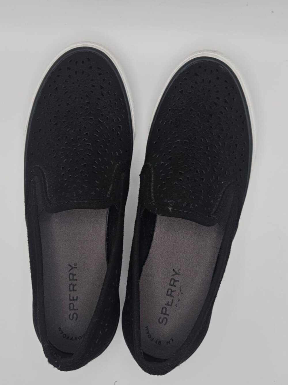Sperry Women's Seaside Perforated Slip-On Sneakers - Size 7 Woman - Picture 6 of 6